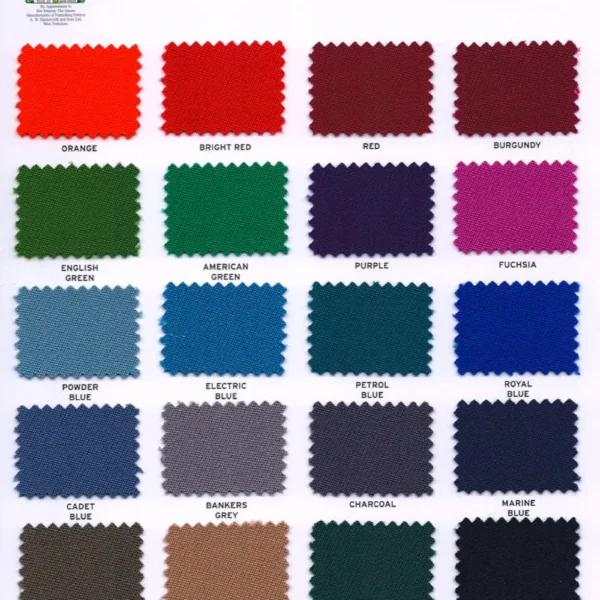 Hainsworth Elite Pro Cloth Samples